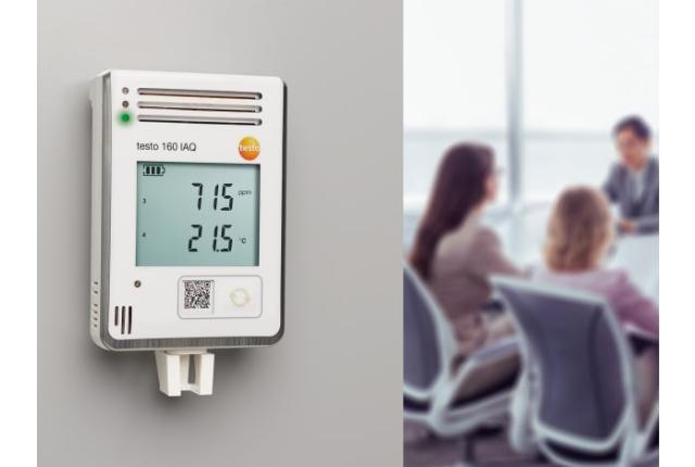 Testo 160 IAQ data logger w/internal sensor CO2 pressure