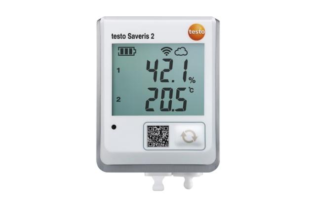 Saveris 2 H2 WiFi data logger with display and external humidity