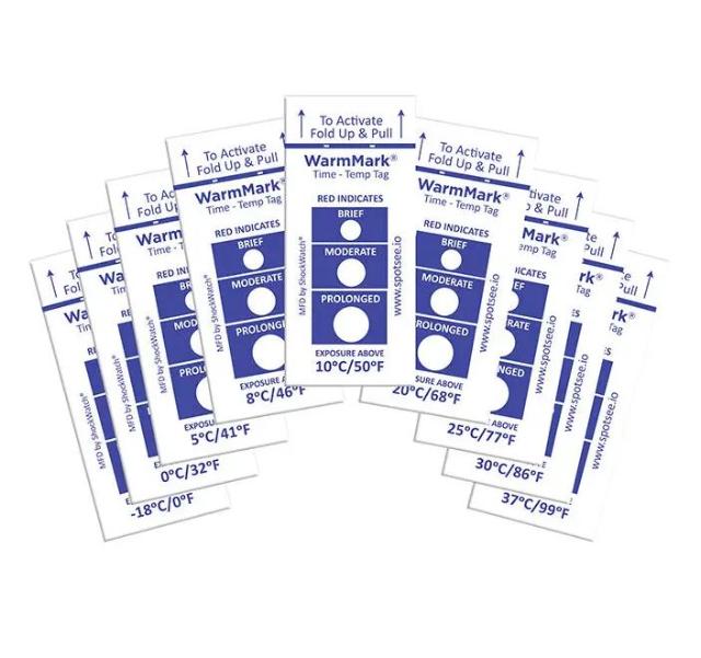 Temperaturstrips fra Spotsee